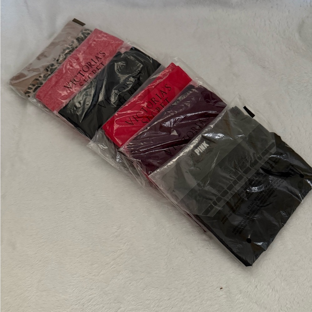 Victoria's Secret Panty Collection - Black, Pink, Leopard